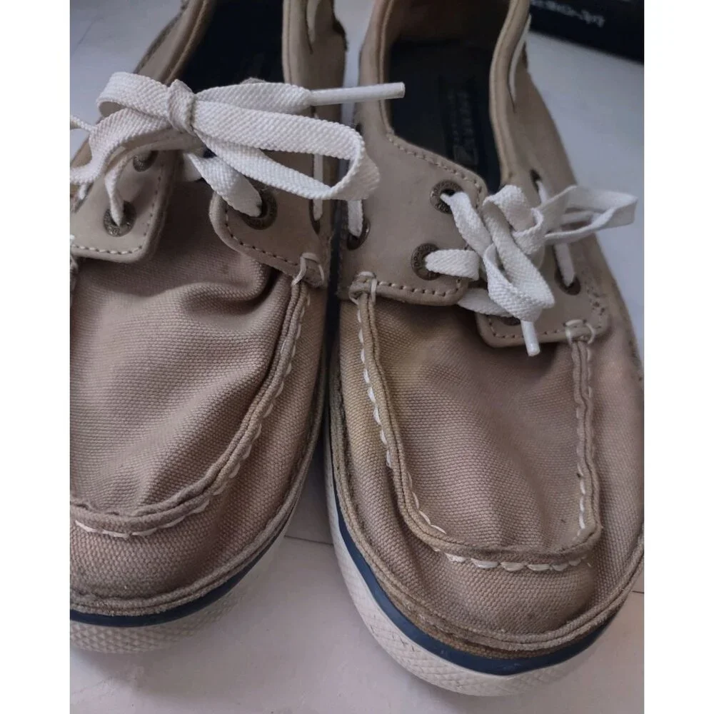 Sperry Topsider Youth 3M Cruz Boat Shoes - Khaki